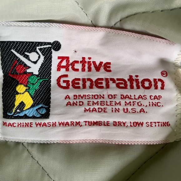 Vintage Active Generation Texas Utilities Sandow Bomber Jacket Mens XL USA - Picture 12 of 16